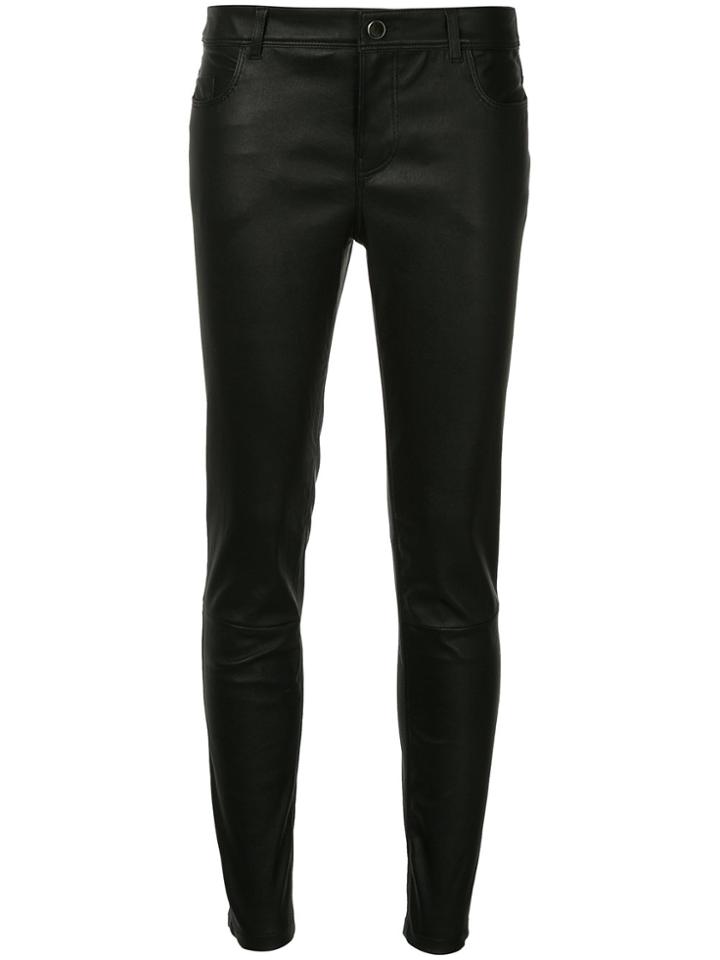 Desa Collection Skinny Trousers - Black