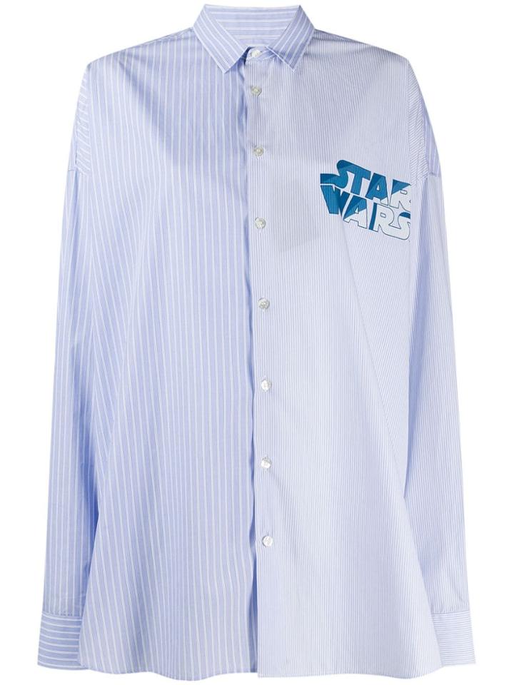 Etro Striped Star Wars Shirt - Blue