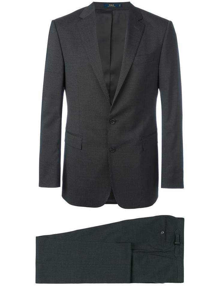 Polo Ralph Lauren Two-piece Suit, Men's, Size: 42, Grey, Virgin Wool/polyester/viscose/cupro