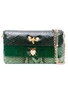 Dolce & Gabbana Embellished Snakeskin Shoulder Bag