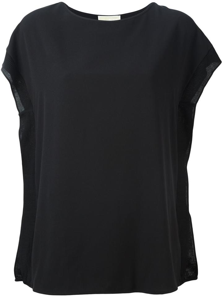 Michael Michael Kors Basic T-shirt, Women's, Size: Xs, Black, Polyester/spandex/elastane/cotton