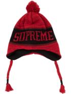 Supreme Heathered Earflap Beanie