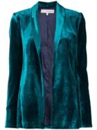Galvan Velvet Blazer - Blue