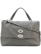 Zanellato Studded Tote Bag - Grey