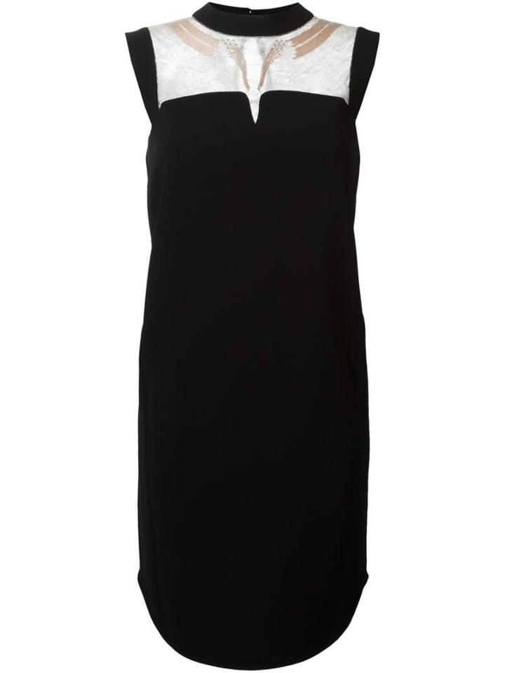 Mame Embroidered Lace Panel Dress