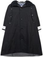 Junya Watanabe Half Sleeve Hooded Coat - Black