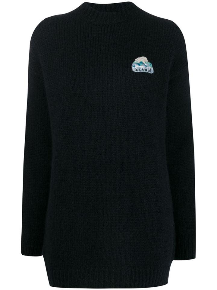 Alanui Oversized Knit Sweater - Blue