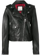 Pinko Classic Fitted Biker Jacket - Black
