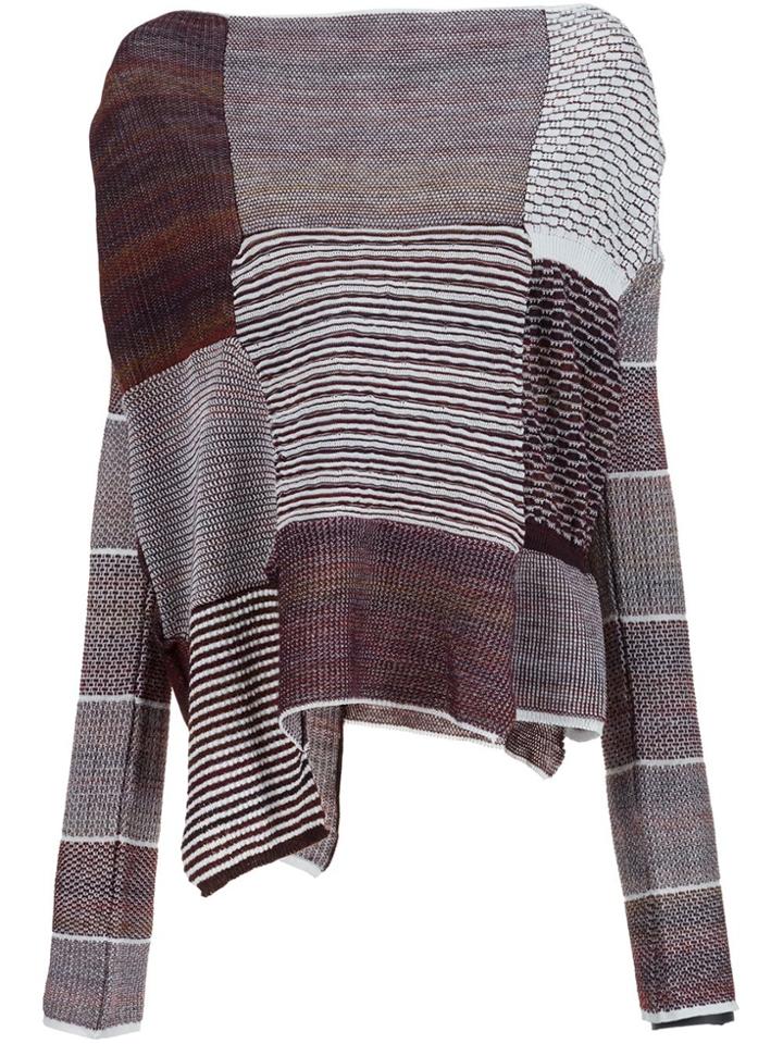 Vivienne Westwood Multiple Pattern Knitted Blouse - Red