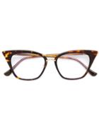 Dita Eyewear 'rebella' Glasses, Brown, Acetate