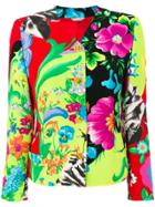 Versace Vintage Istante Floral Print Jacket - Multicolour