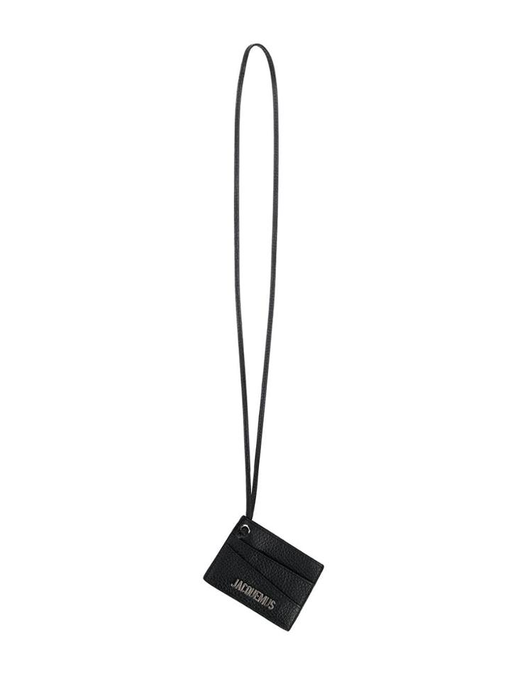Jacquemus Wrist Strap Card Holder - Black