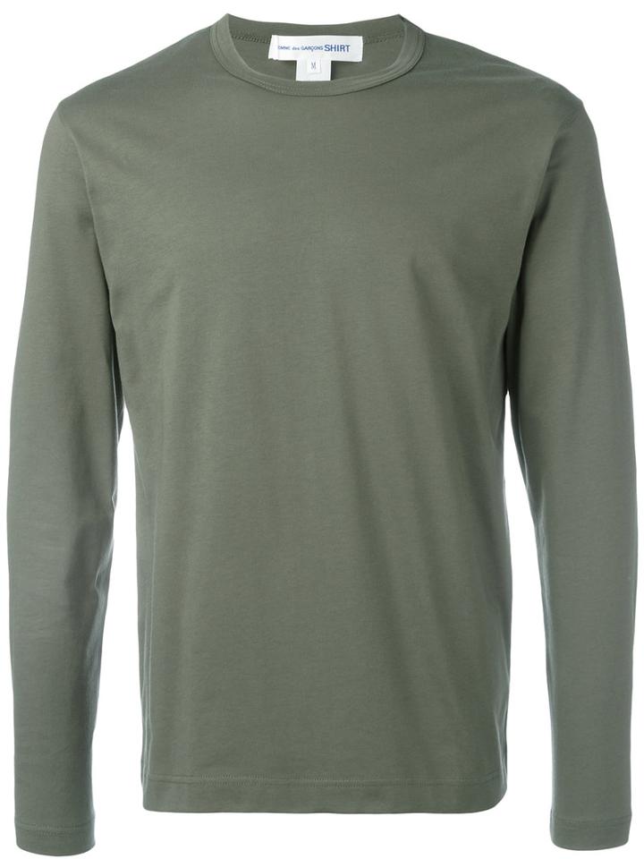Comme Des Garçons Shirt Plain Sweatshirt, Men's, Size: Xl, Green, Cotton