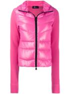 Moncler Grenoble Padded Maglia Jacket - Pink