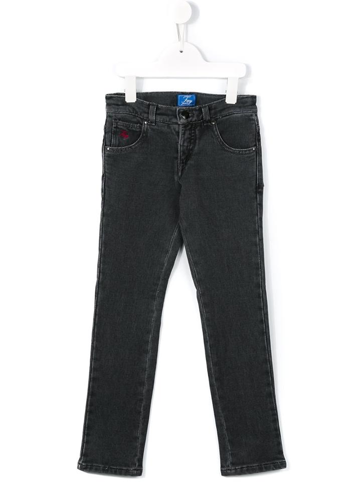 Fay Kids Straight Leg Jeans, Girl's, Size: 8 Yrs, Grey