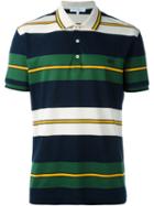 Salvatore Ferragamo Striped Polo Shirt, Men's, Size: S, Cotton