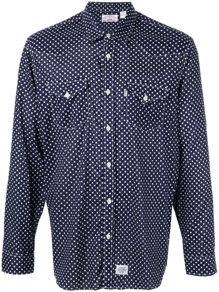 Supreme Levis Western Shirt - Blue