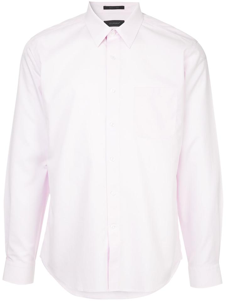 D'urban Slim Wrinkle Free Shirt - Pink & Purple
