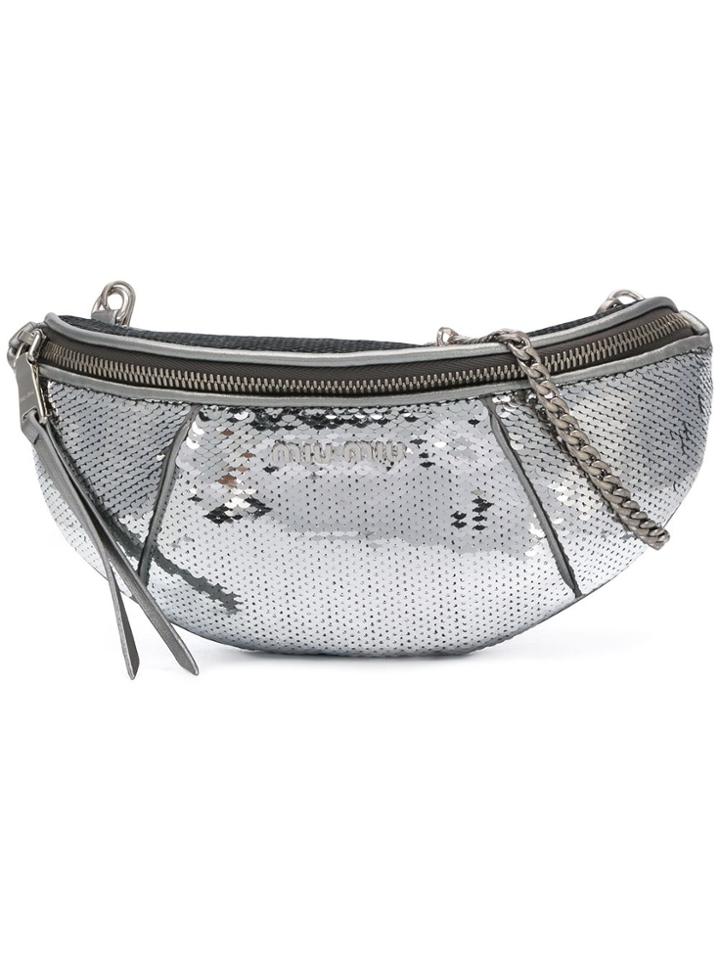 Miu Miu Metallic Waist Bag