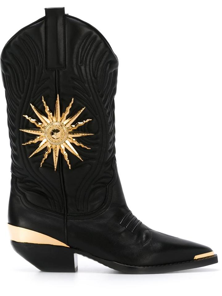 Fausto Puglisi Embellished Western Boots