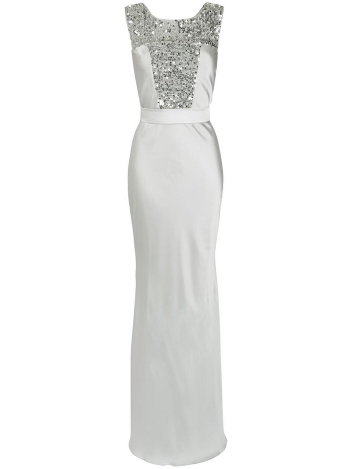 Gloria Coelho Maxi Gown - Metallic