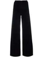 Emanuel Ungaro Vintage Velvet Trousers, Women's, Size: 2, Black