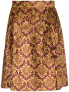 G.v.g.v. Printed Mini Skirt - Yellow & Orange