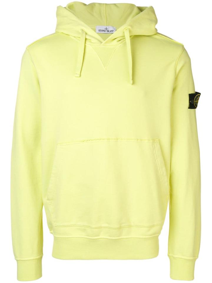 Stone Island Hooded Sweatshirt - Yellow