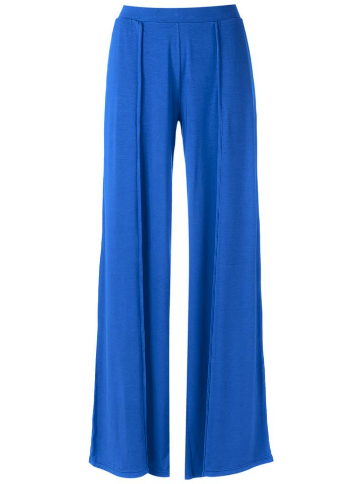 Lygia & Nanny - Wide Trousers - Women - Polyamide - 46, Blue, Polyamide
