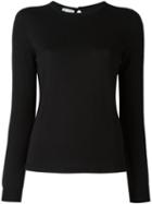 Oscar De La Renta Classic Jumper, Women's, Size: Medium, Black, Silk/cashmere