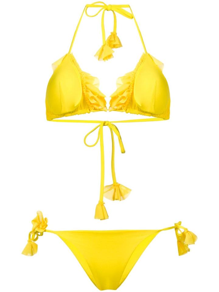 Fisico Ruffled Bikini - Yellow
