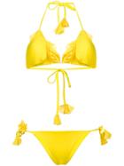 Fisico Ruffled Bikini - Yellow