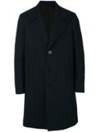 Neil Barrett - Single-breasted Coat - Men - Spandex/elastane/cupro/viscose/polyamide-8 - 46, Blue, Spandex/elastane/cupro/viscose/polyamide-8