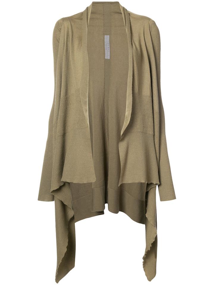 Rick Owens - Cashmere Wrap Cardigan - Women - Cashmere - 42, Brown, Cashmere