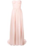 Blumarine Strapless Gown - Pink