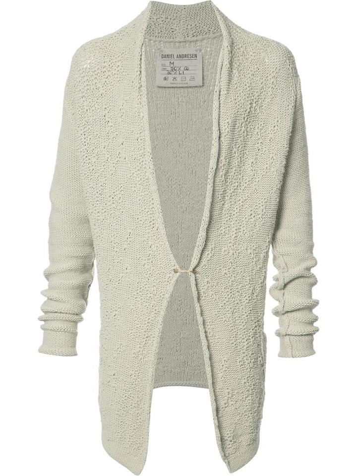 Daniel Andresen Kadaka Cardigan, Men's, Size: Medium, Nude/neutrals, Cotton/linen/flax