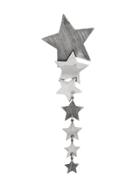 Saint Laurent Star Drop Earrings - Silver