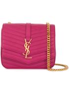 Saint Laurent Sulpice Cross-body Bag - Pink & Purple