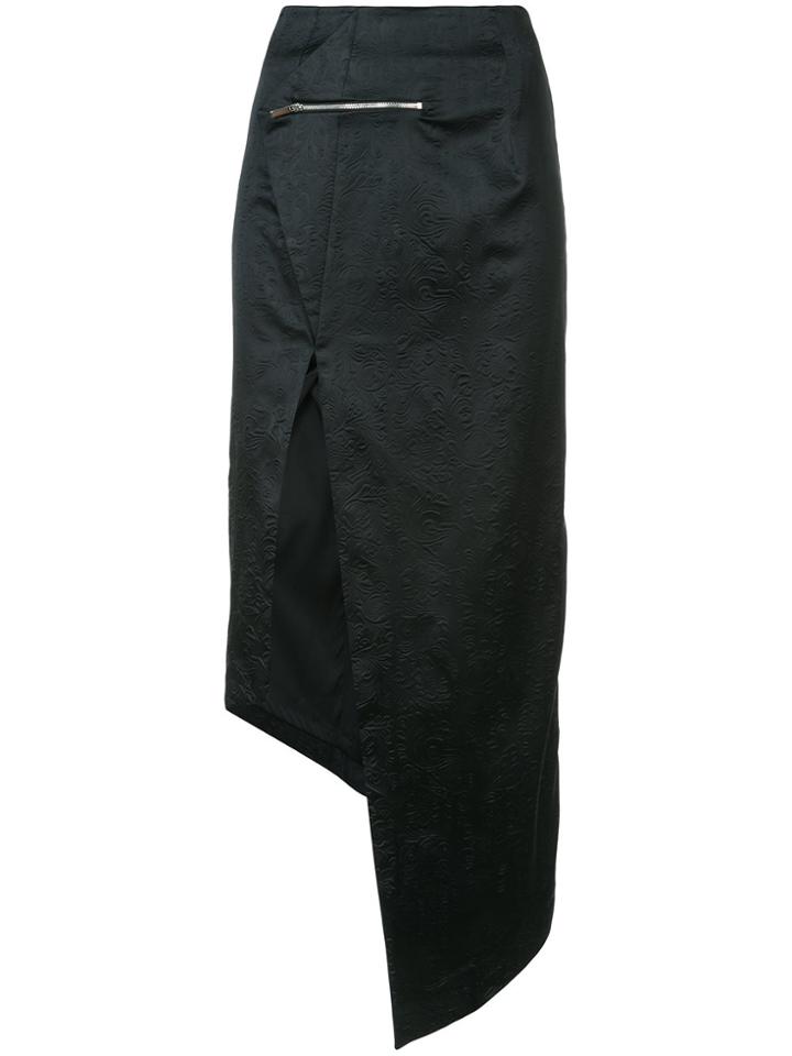 Thomas Wylde Pollen Asymmetric Skirt - Black