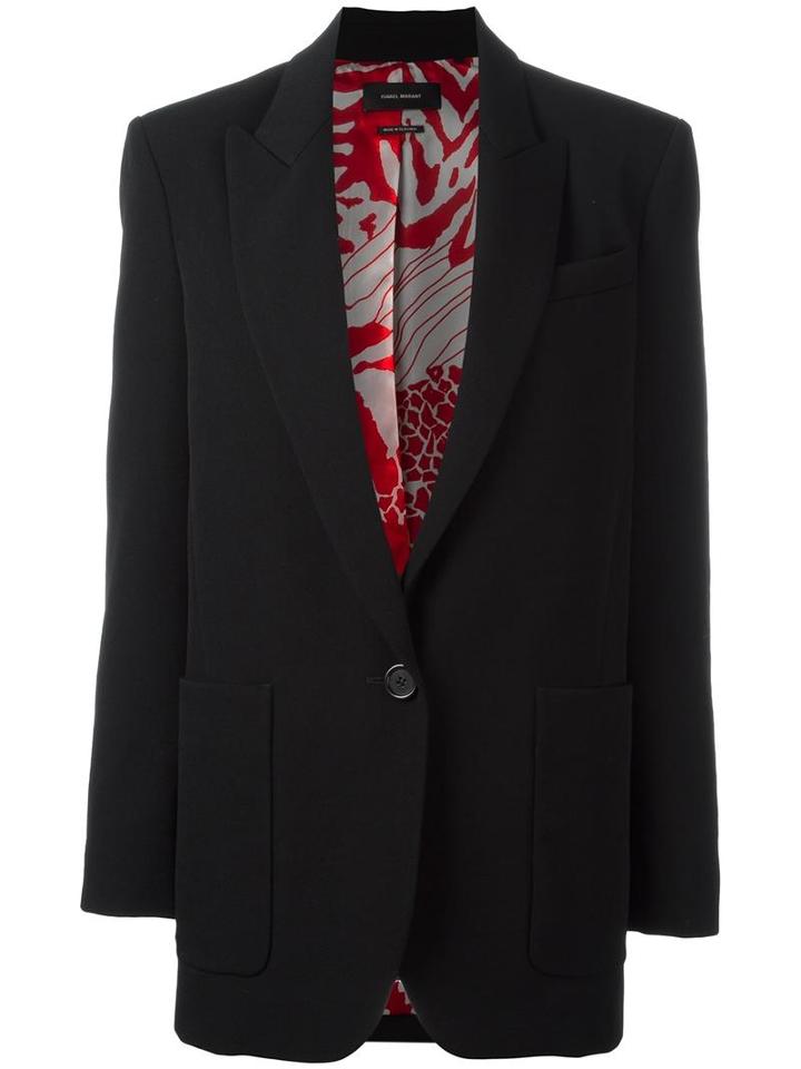 Isabel Marant 'jaya' Blazer, Women's, Size: 40, Black, Wool/cupro/viscose