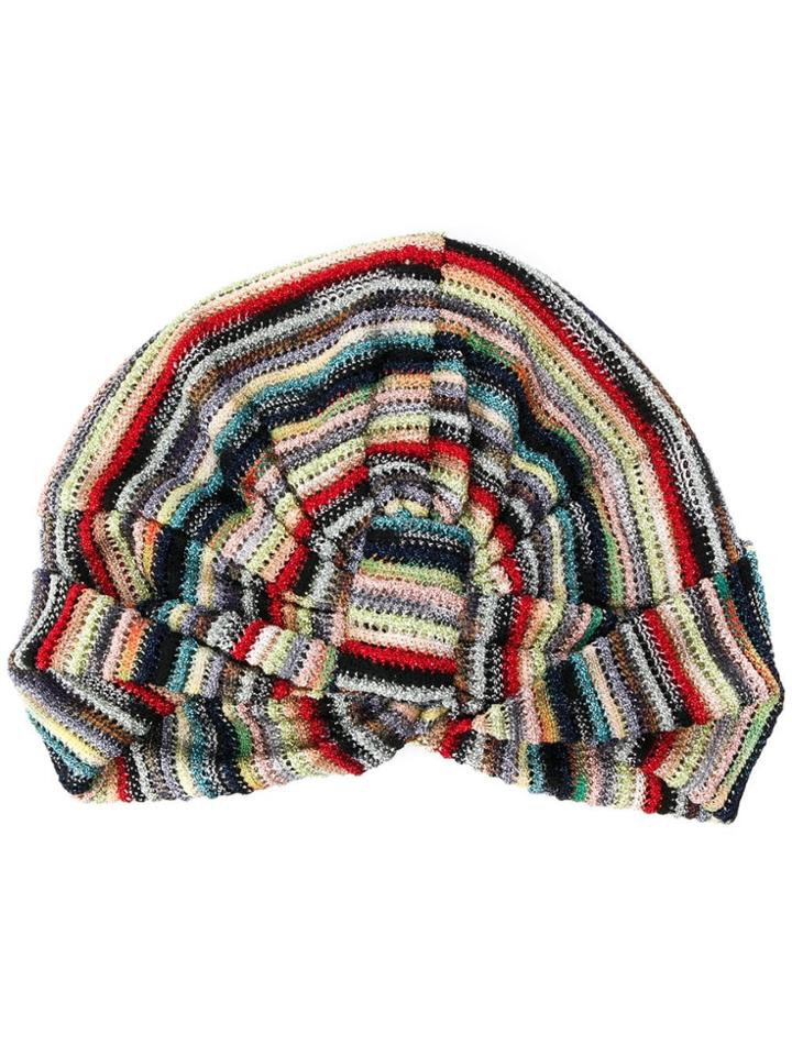 Missoni Embroidered Hair Wrap - Black