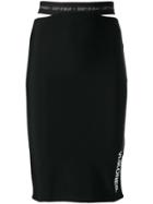 Marcelo Burlon County Of Milan Visione Print Skirt - Black