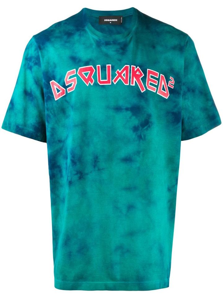 Dsquared2 Tie-dye Print T-shirt - Green