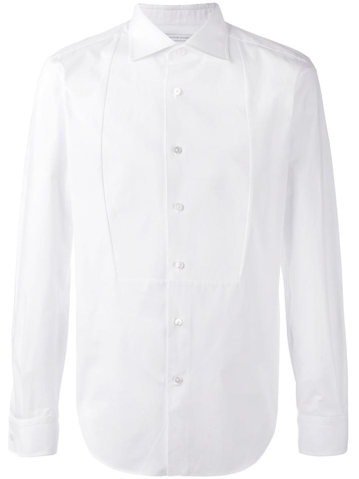 Ermanno Scervino Dinner Shirt, Men's, Size: 52, White, Cotton