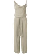 Vivienne Westwood Red Label - Loose-fit Belted Jumpsuit - Women - Viscose - 42, Nude/neutrals, Viscose