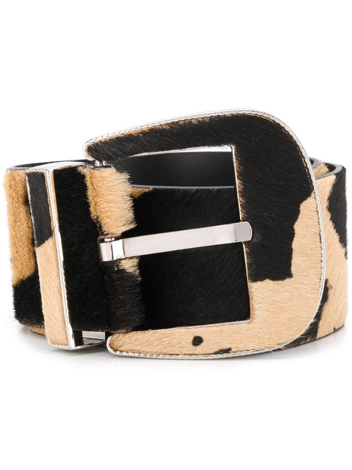 Just Cavalli Cowhide Belt - Neutrals