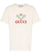 Gucci Tennis Logo T-shirt - Neutrals