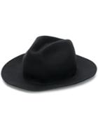 Emporio Armani Wide Brim Hat - Black