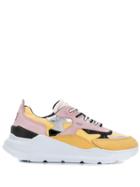 D.a.t.e. Chunky Sole Panelled Sneakers - Yellow