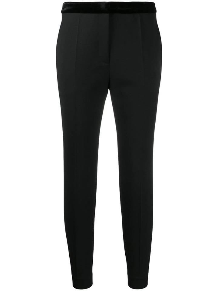 Sandro Paris Fitted Cropped Trousers - Black